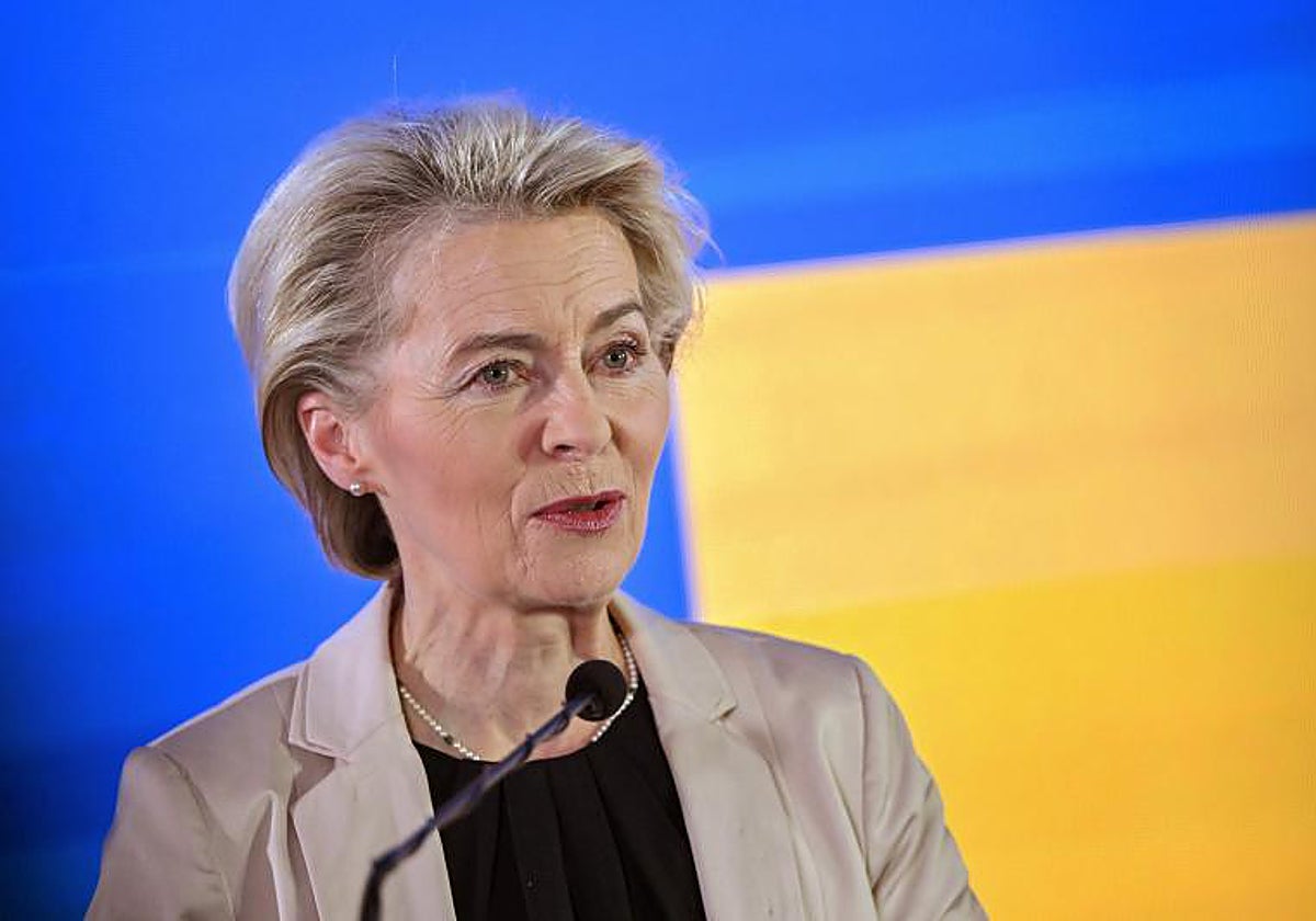La presidenta de la Comisión Europea, Ursula von der Leyen