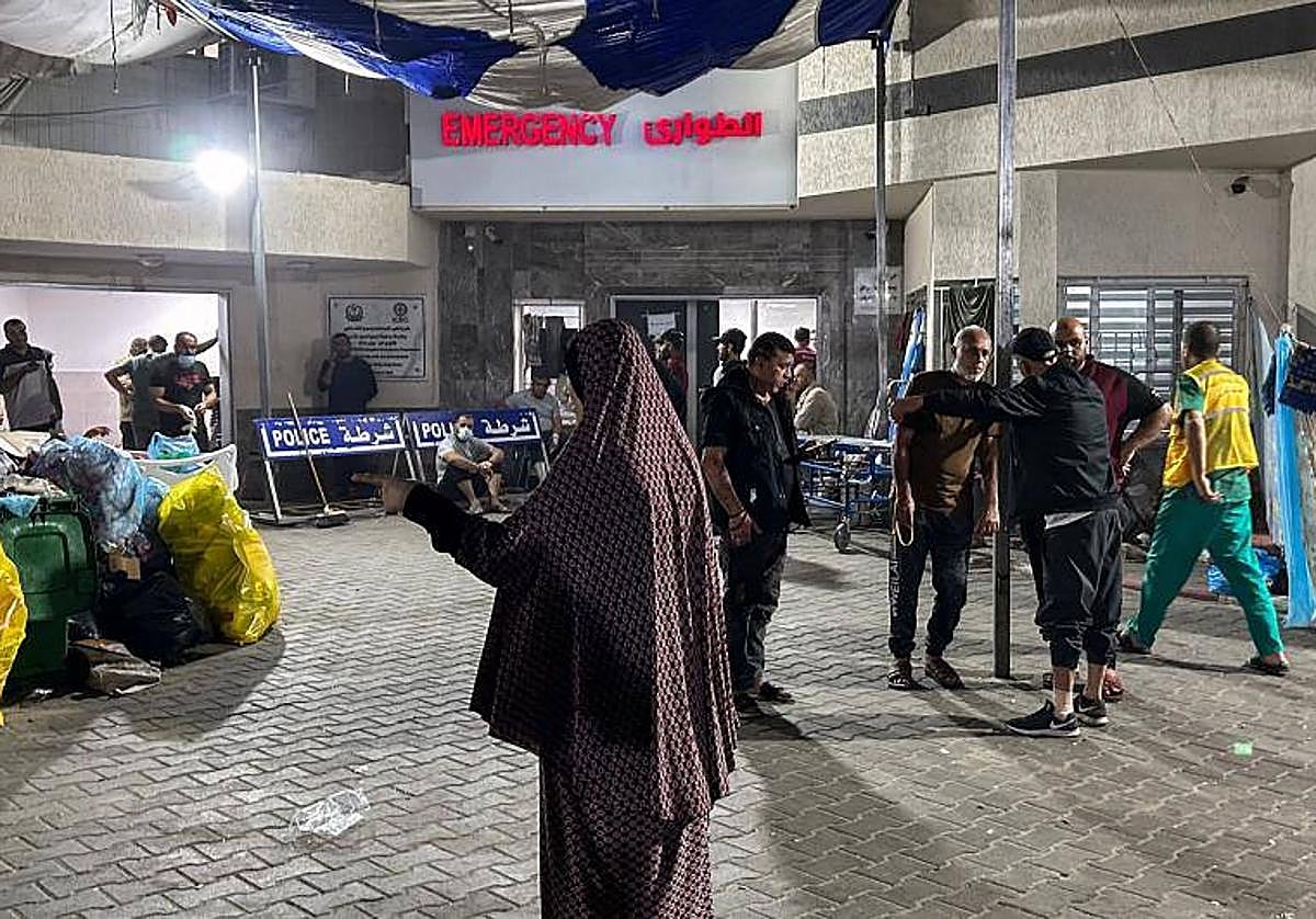 Imagen de archivo de un hospital en Gaza // Israel difunde un vídeo en el que muestra un hospital supuestamente  utilizado por Hamás como escondite