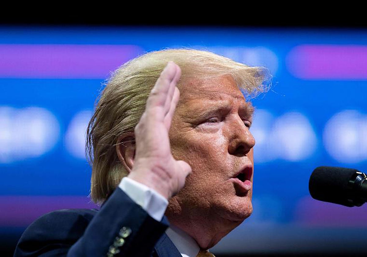 El expresidente de EE.UU. Donald Trump, durante un acto de campaña en Colorado