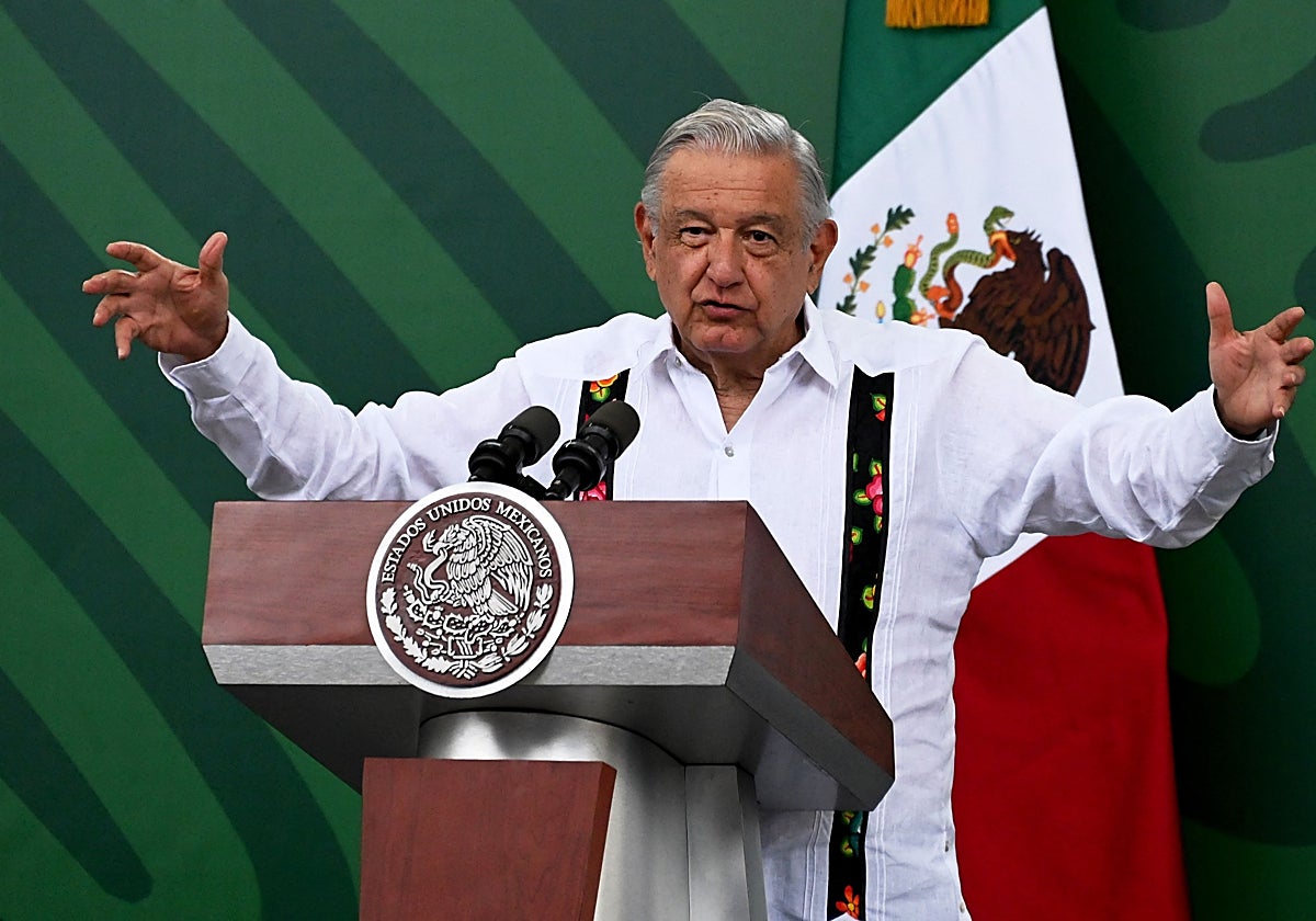 El presidente mexicano, López Obrador