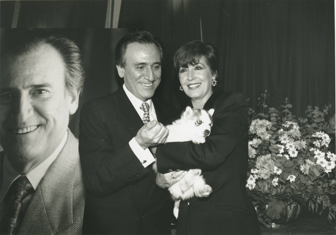 Concha Velasco y Manolo Escobar en 1995