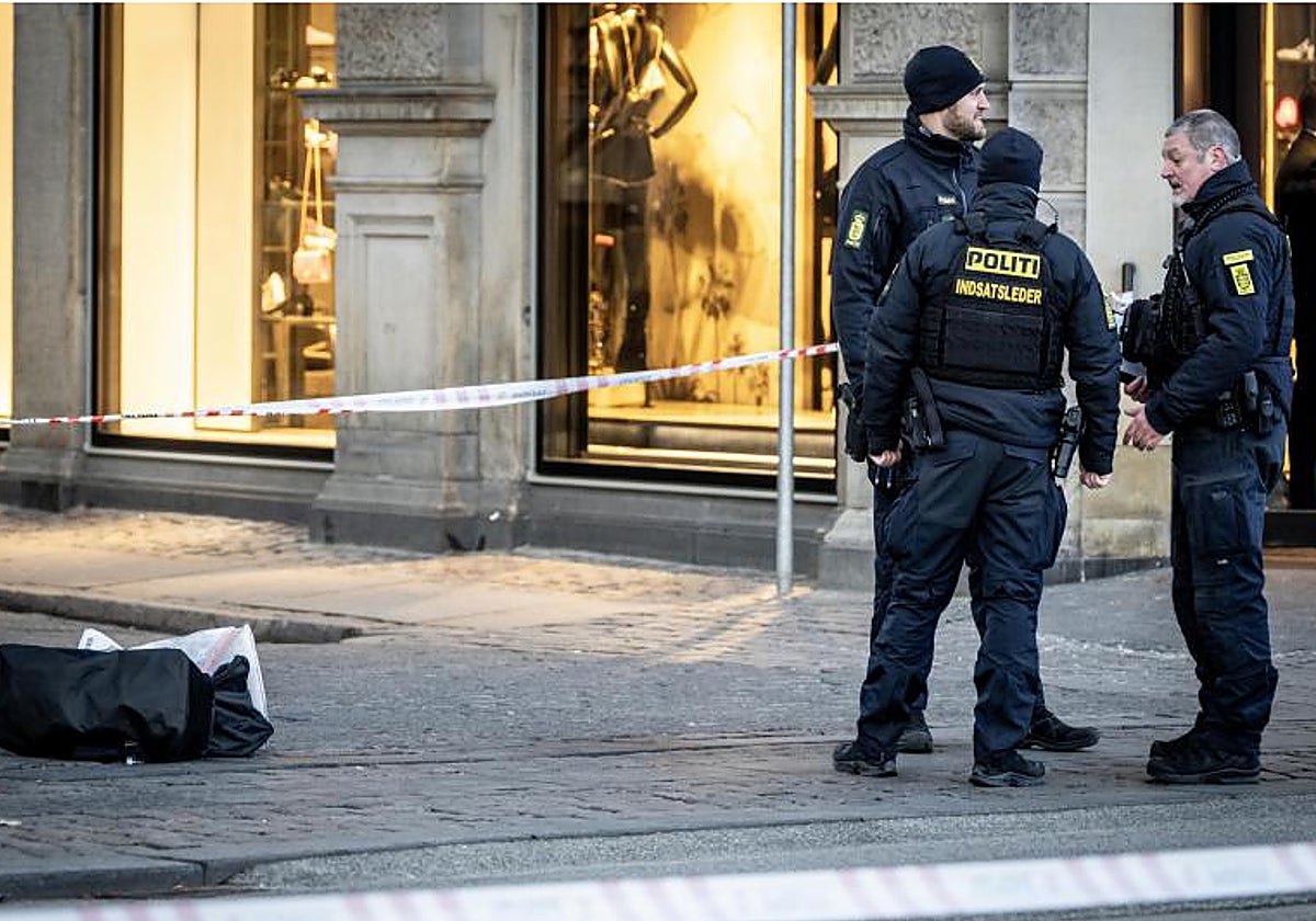 Agentes de la policía danesa