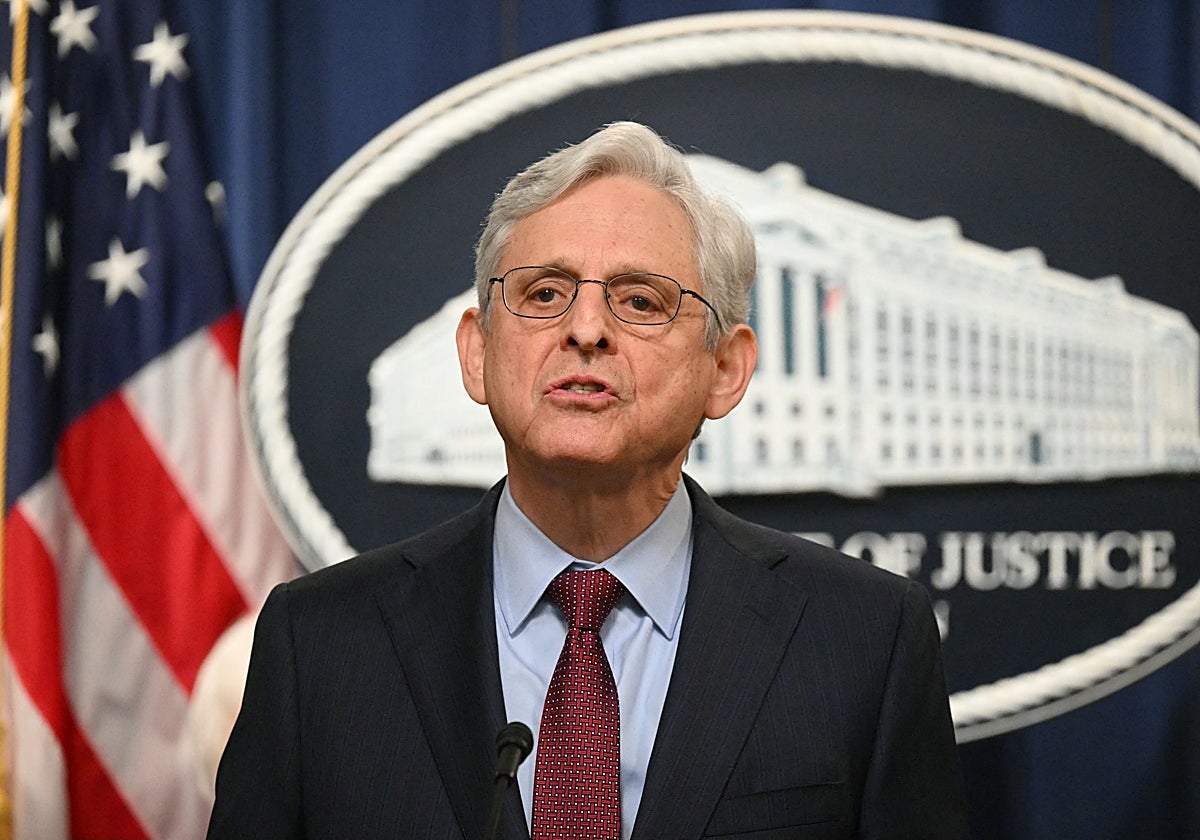 El fiscal general de EE.UU. Merrick Garland