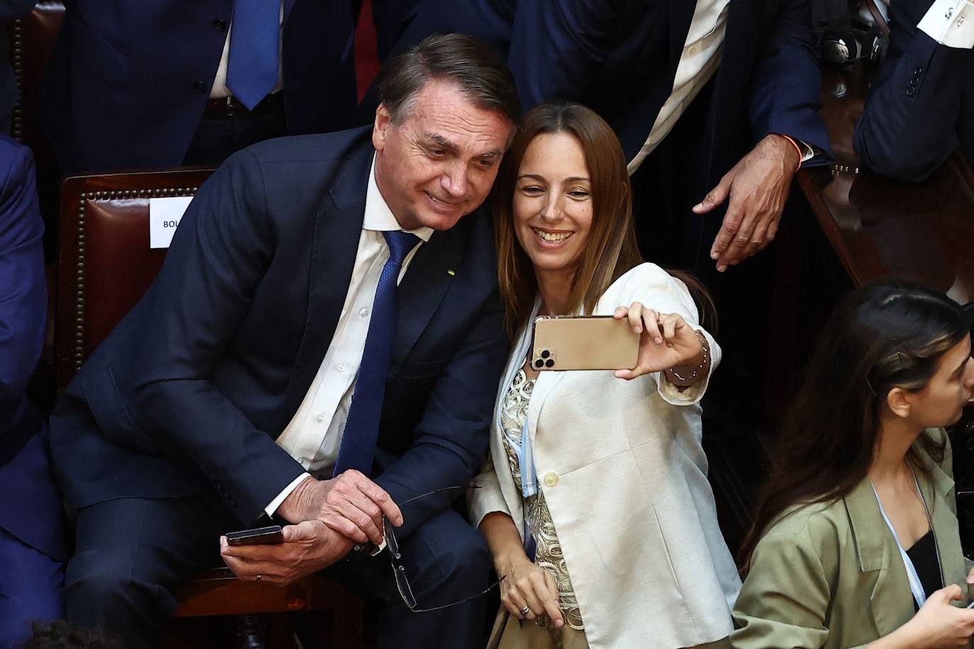 Jair Bolsonaro, expresidente de Brasil, uno de los protagonistas de la jornada
