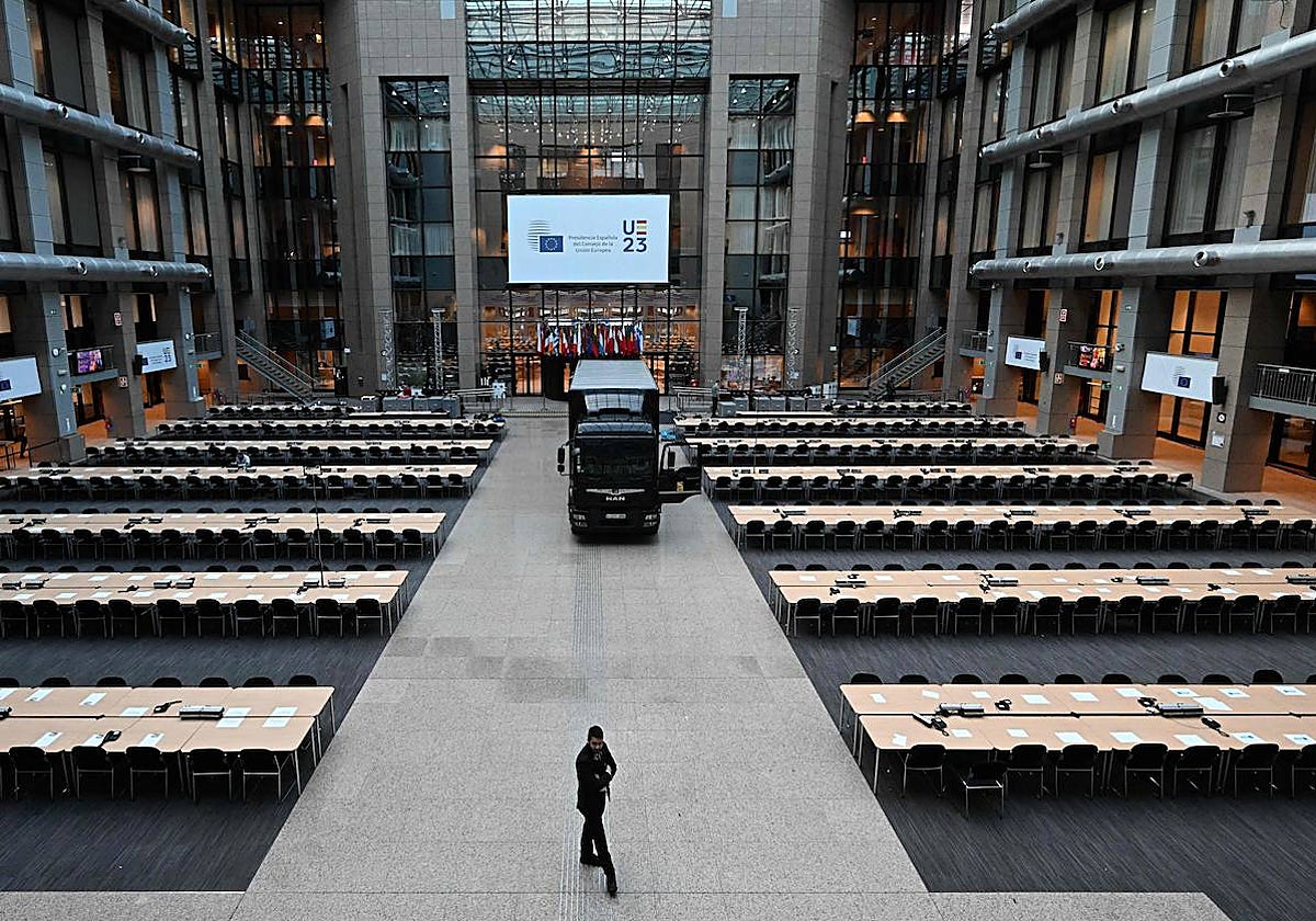 Preparativos del Consejo Europeo en Bruselas