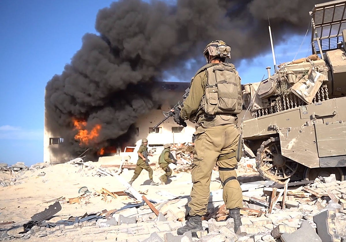 Miembros de la FDI en Gaza