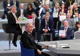 Putin reaparece en televisión: «Habrá paz cuando cumplamos nuestros objetivos en Ucrania»