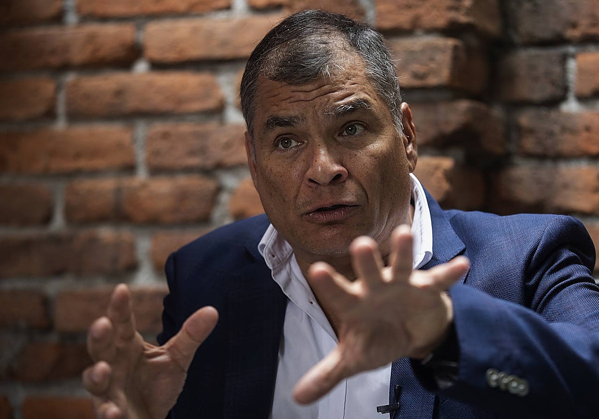 El expresidente de Ecuador Rafael Correa
