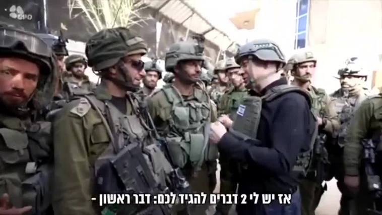 Netanyahu de visita a las tropas en Gaza: "La guerra continúa hasta el final"