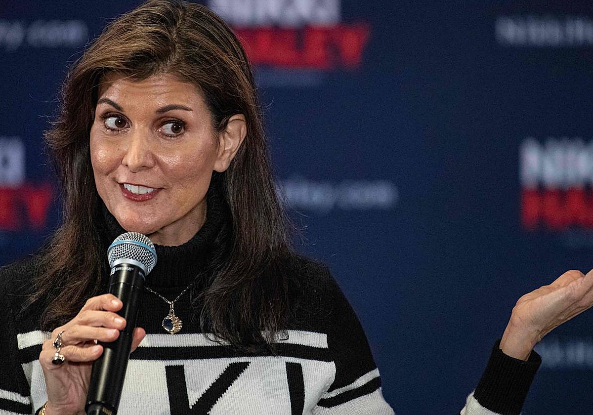 Nikki Haley, exgobernadora de Carolina del Sur y candidata a las primarias republicanas