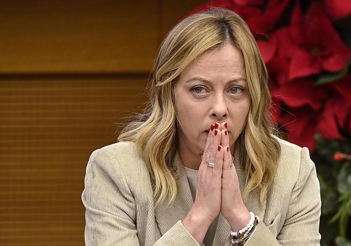 La primera ministra de Italia, Giorgia Meloni