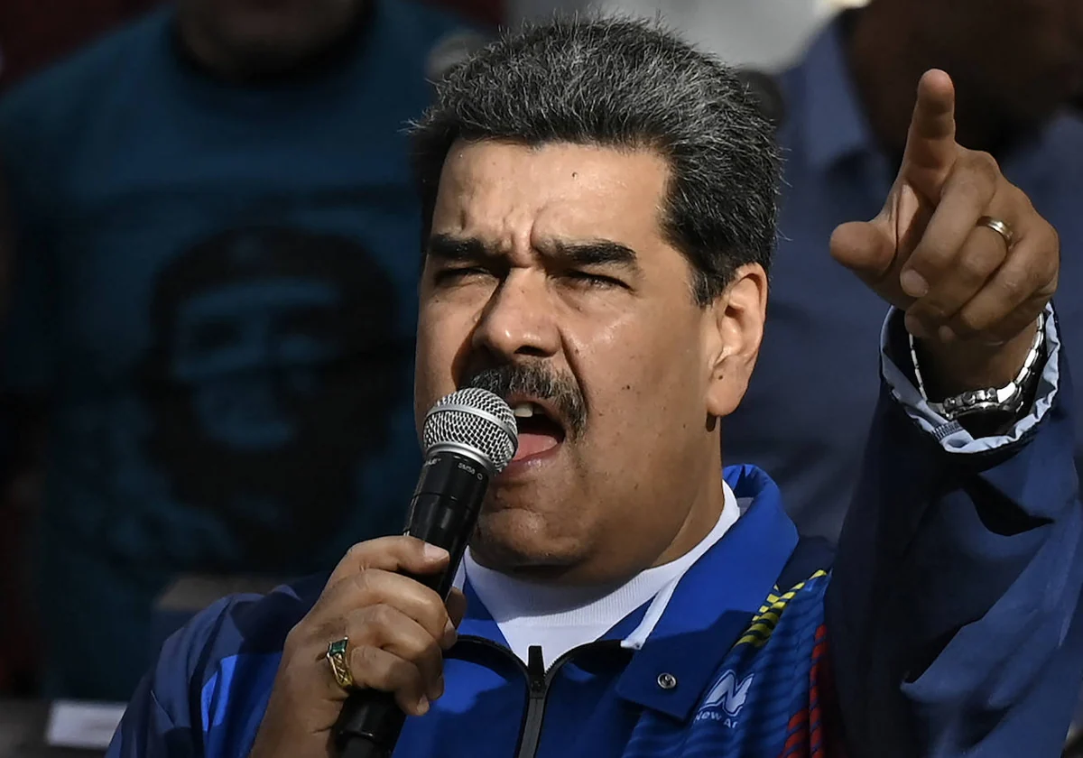 Nicolás Maduro durante un acto en Venezuela