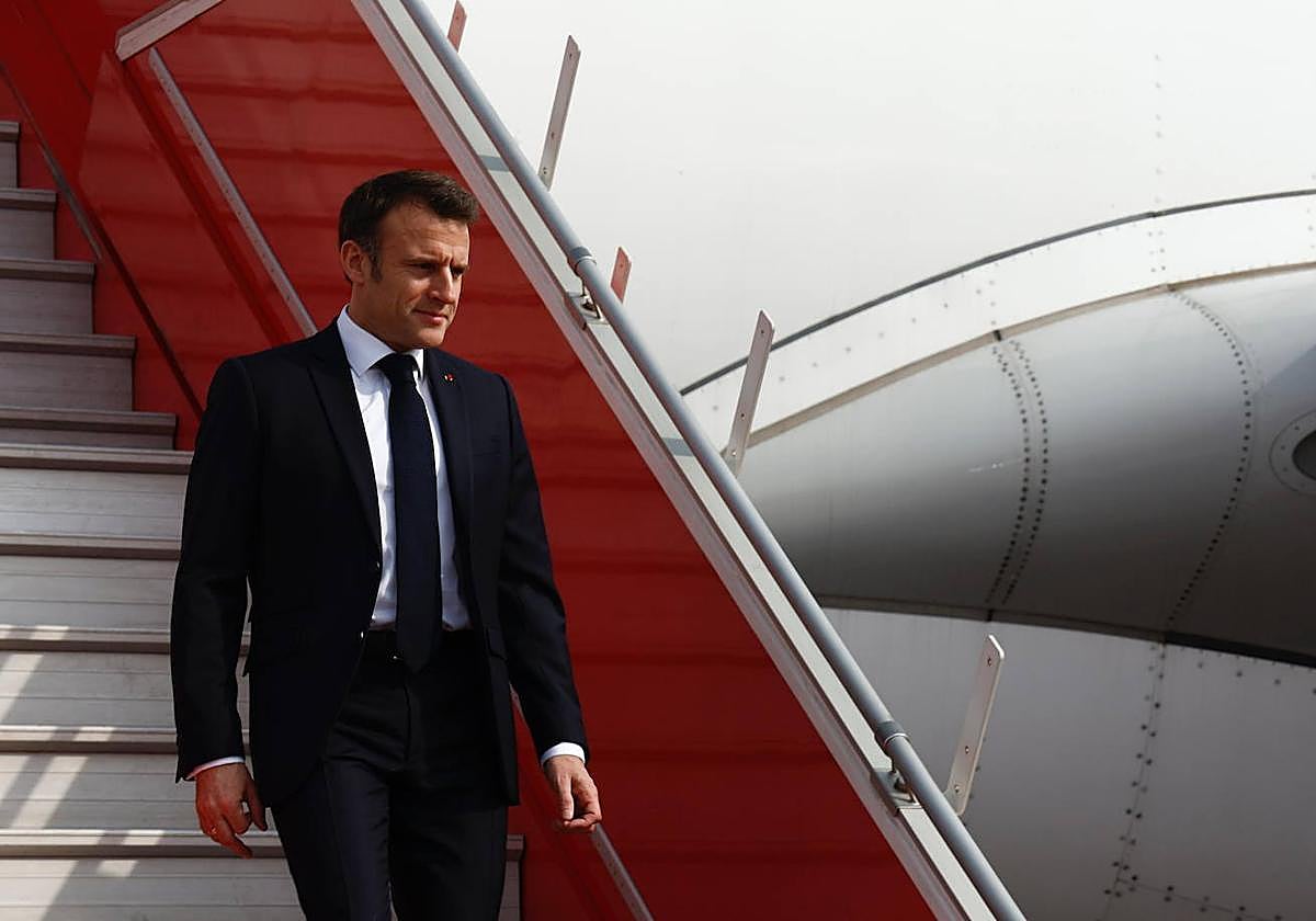 El presidente de Francia, Emmanuel Macron