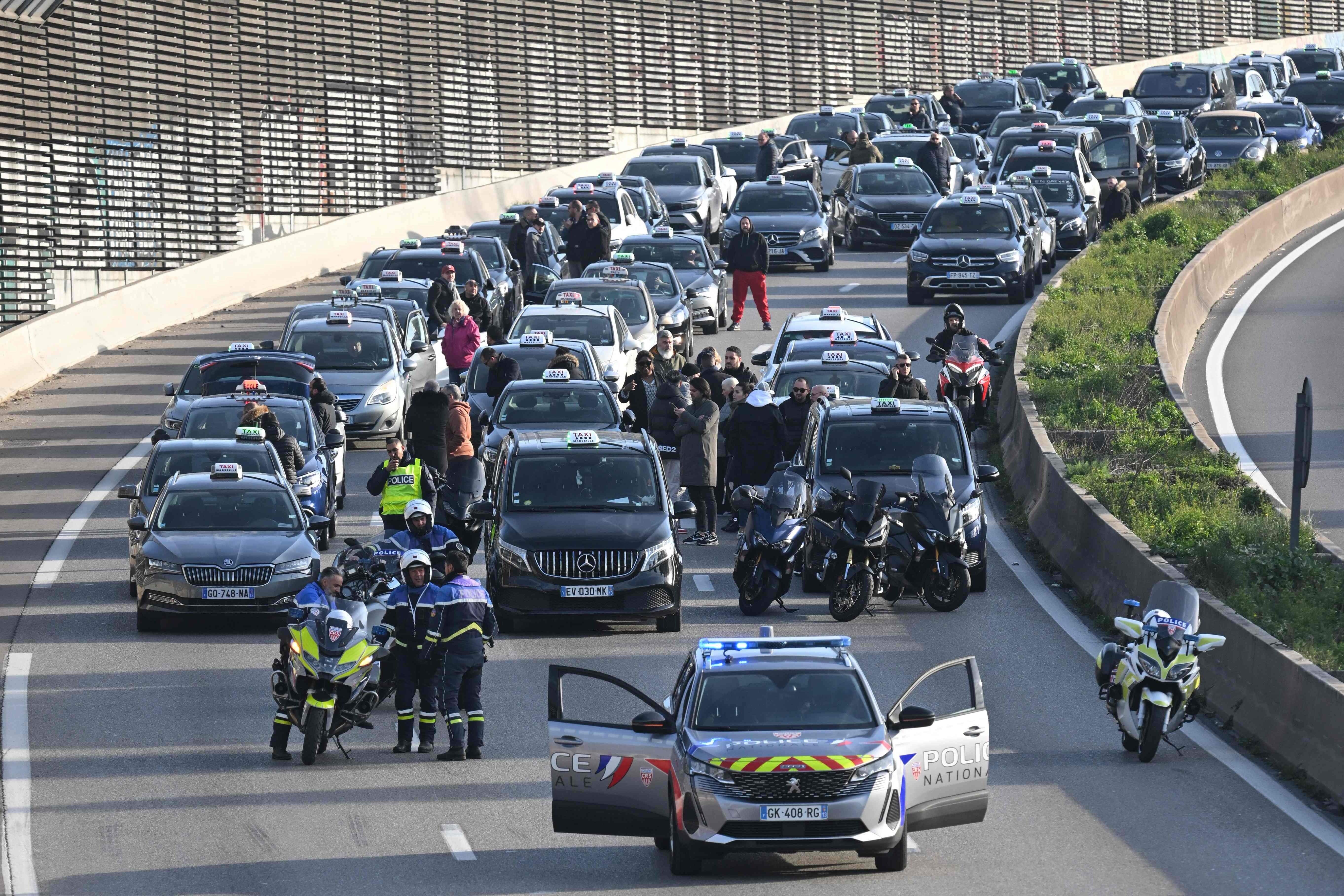 La protesta de los agricultores franceses en París, en imágenes