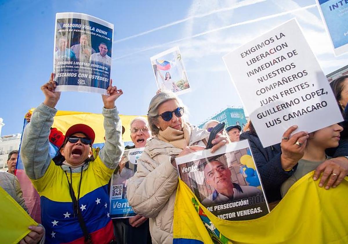 Concentración de apoyo a María Corina Machado