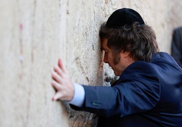 Milei anuncia el traslado de la embajada a Jerusalén nada más pisar Israel