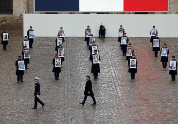 Macron denuncia la barbarie terrorista de Hamás