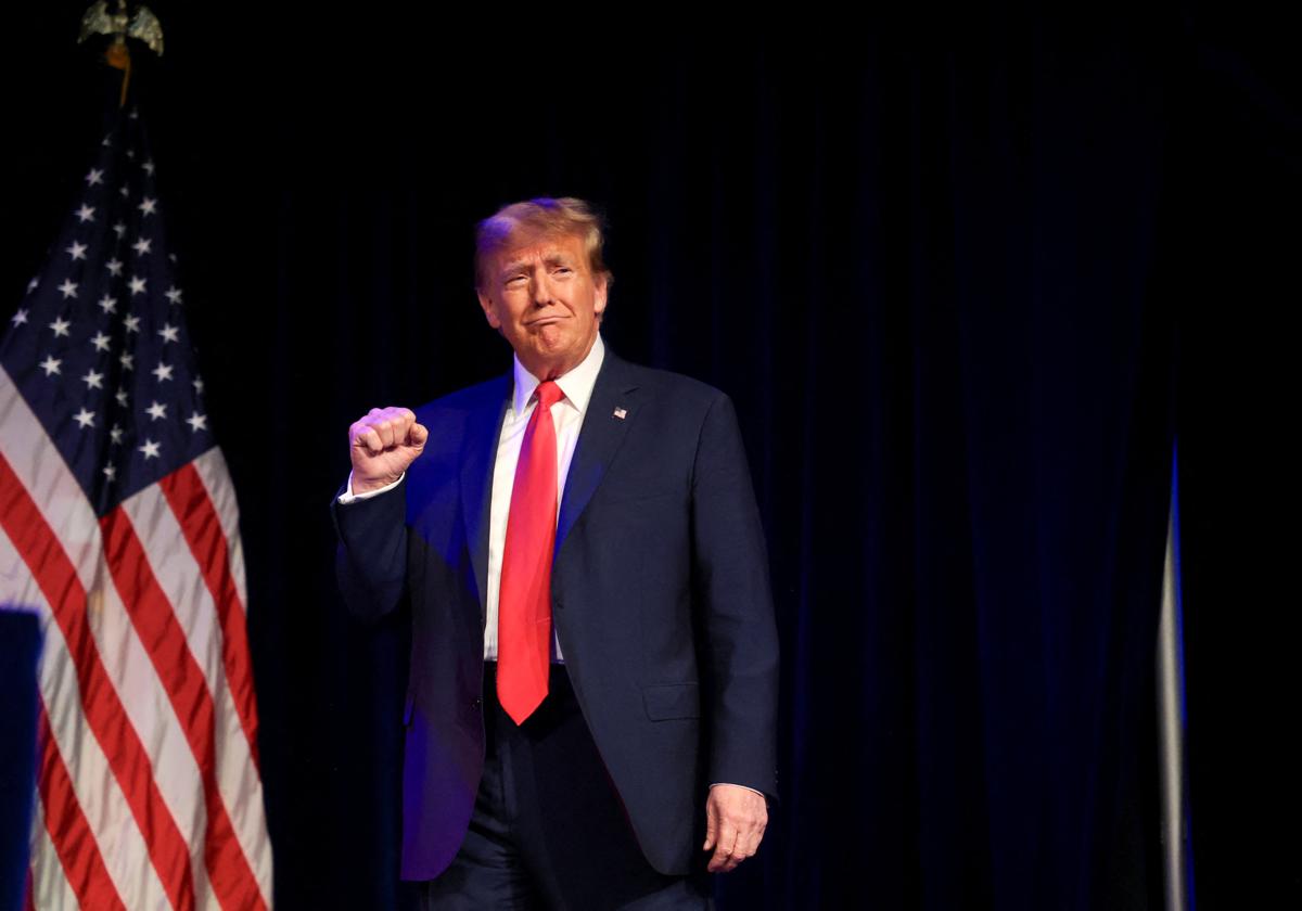 Donald Trump en los caucus de Nevada