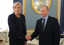 Macron acusa a Le Pen de ser la representante de Putin en Francia y Europa