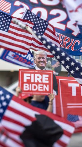 Seguidores de Trump en Fort Pierce, Florida