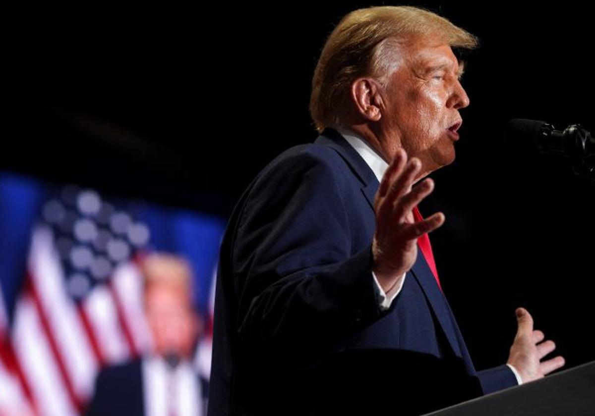El candidato republicano y expresidente de Estados Unidos, Donald Trump