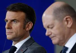 Scholz y Macron no logran cerrar la brecha en el eje franco-alemán