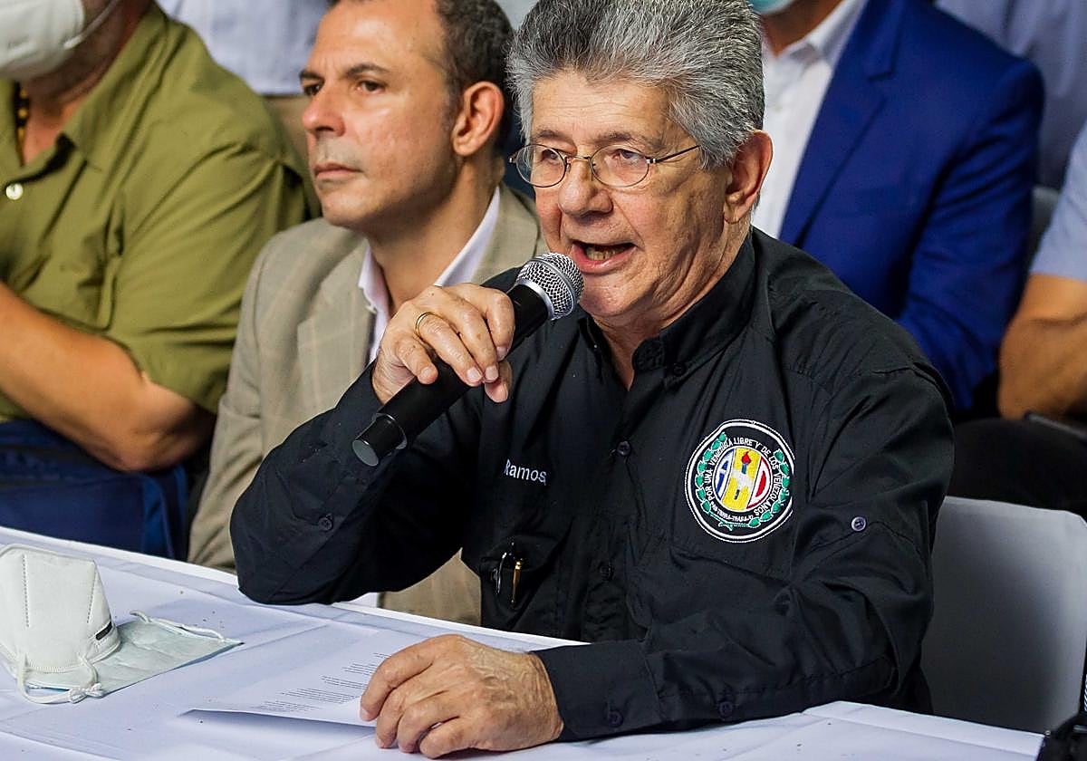 El secretario general de Acción Democrática, Henry Ramos Allup