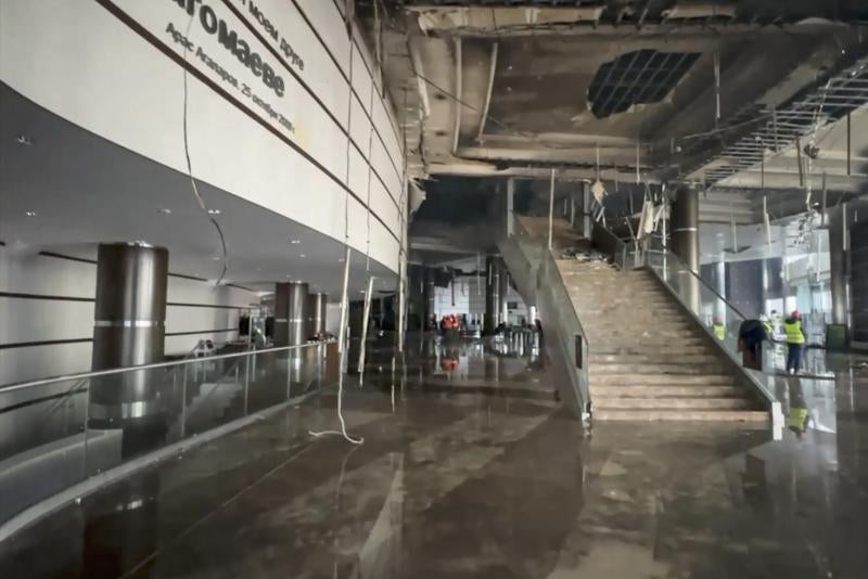 Crocus, un día después de un ataque