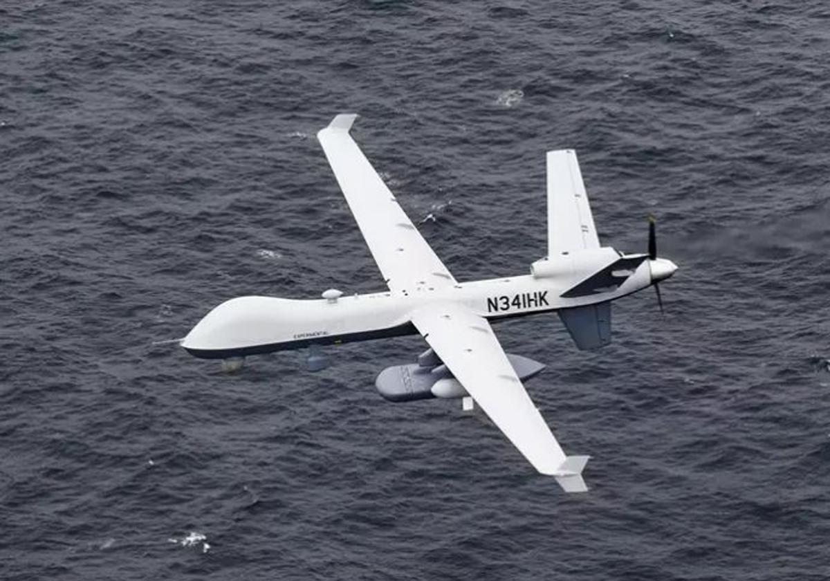 Imagen de archivo de un avión no tripulado de Estados Unidos