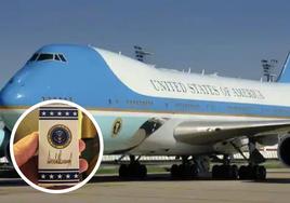 Fundas de almohada, platos bordados y vasos: la Casa Blanca advierte a los periodistas para que no sigan robando objetos del Air Force One