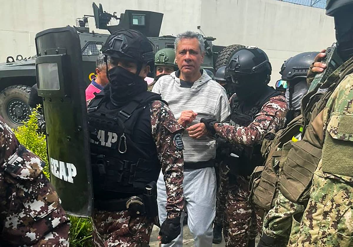Ecuador asaltó la Embajada de México por «riesgo de fuga inminente» del exvicepresidente Glas