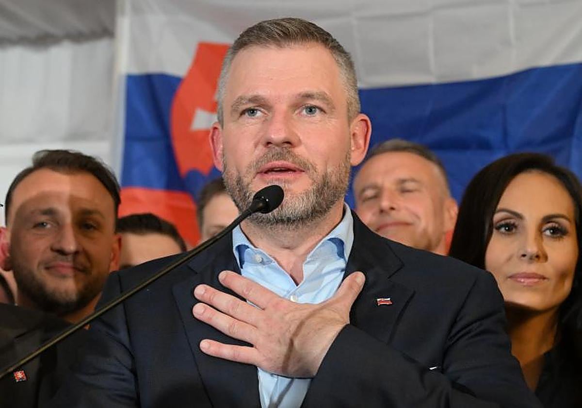 El vencedor de la segunda vuelta de las presidenciales eslovacas, Peter Pellegrini