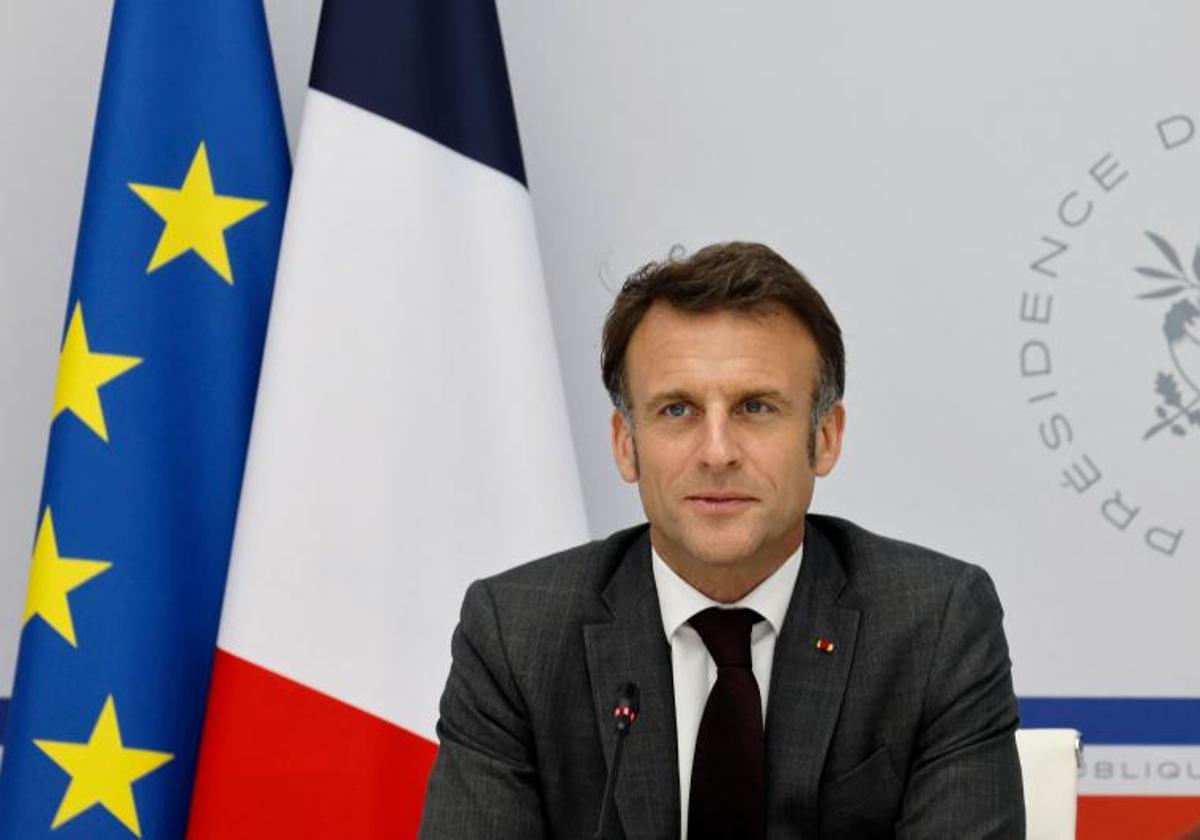 El presidente francés, Emmanuel Macron