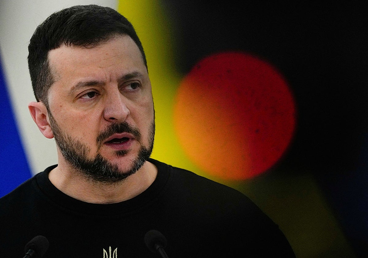 El presidente de Ucrania, Volodímir Zelenski