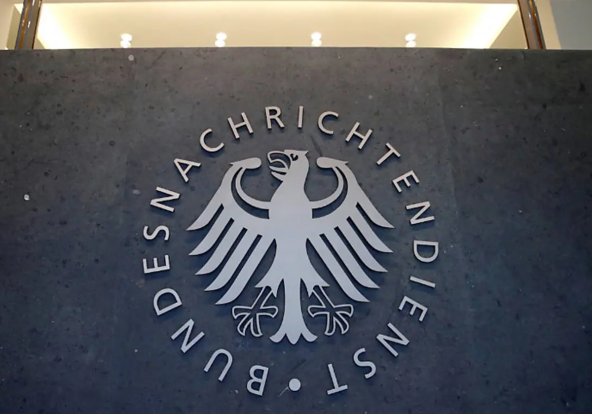 Logo del Bundesnachrichtendienst (BND), el servicio de Inteligencia de Alemania
