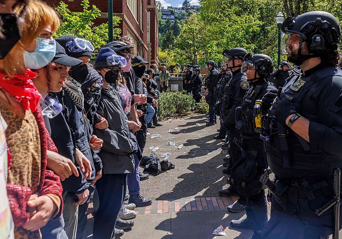 Ascienden a más de 2.200 los detenidos por los desórdenes propalestinos en Estados Unidos