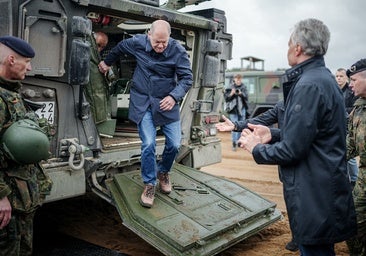 Scholz garantiza el firme apoyo del Ejército alemán a los países bálticos