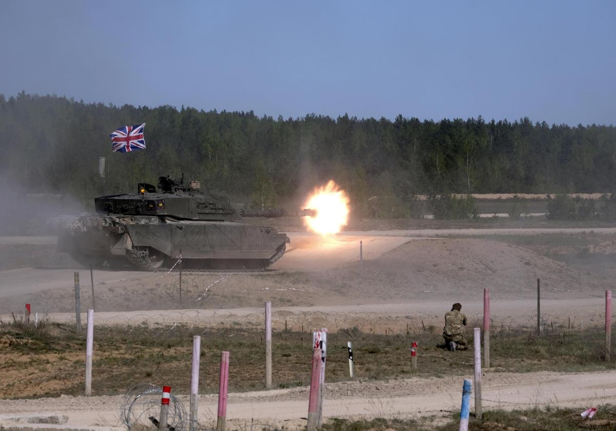 Fuerzas británicas de maniobras en Lituania