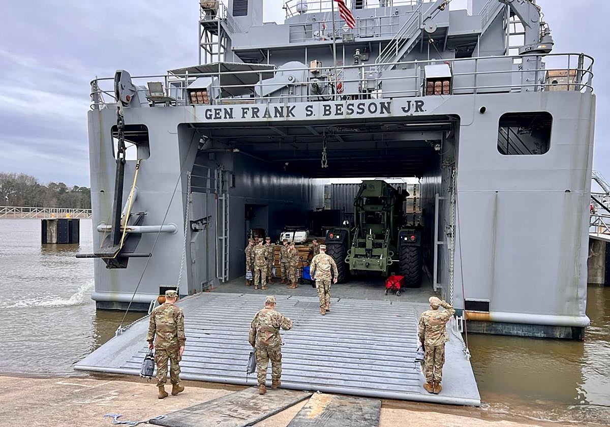 Estados Unidos completa la construcción de su puerto temporal en Gaza en menos de dos meses