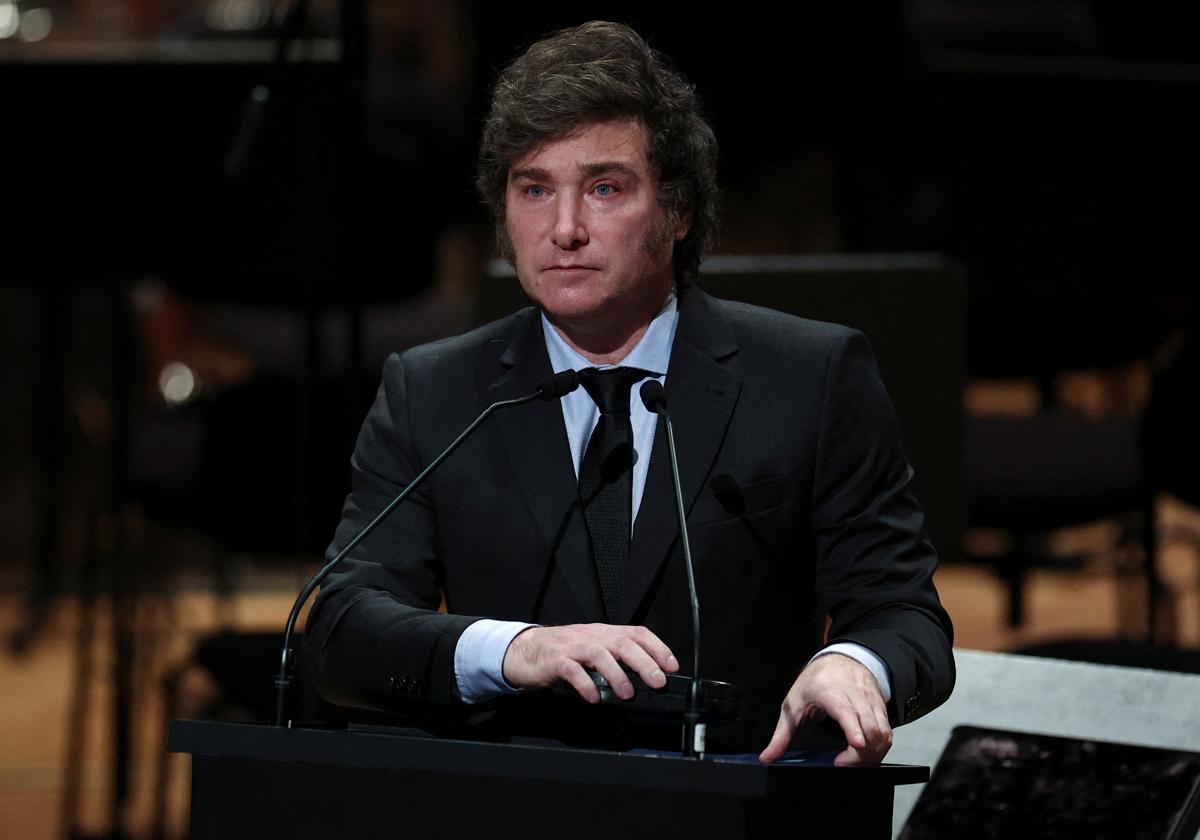 El presidente de Argentina, Javier Milei