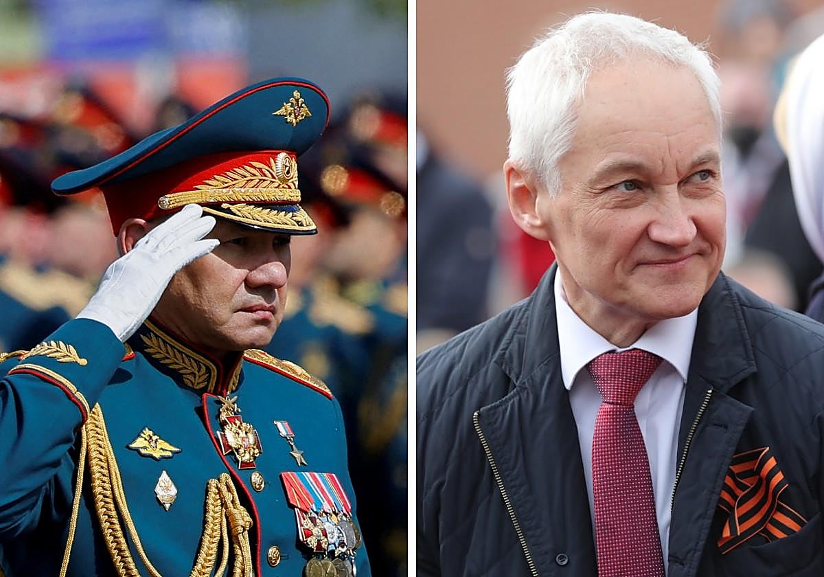 Sergei Shoigu y Andrei Belousov