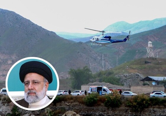 El presidente de Irán, Ebrahim Raisi, en paradero desconocido tras estrellarse su helicóptero