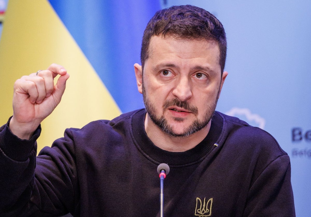El presidente de Ucrania, Volodímir Zelenski