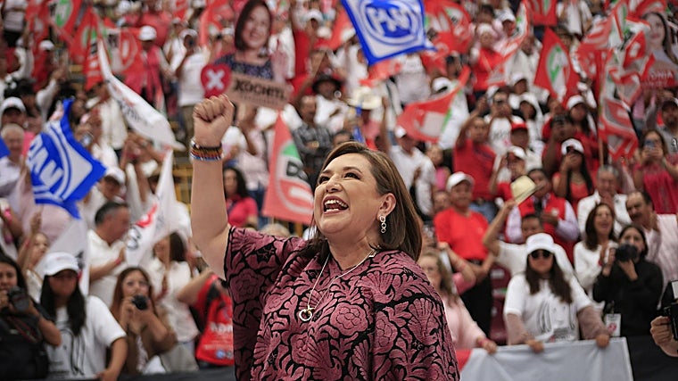 Galvez, una de las candidatas a la presidencia