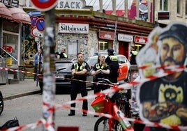 La Policía dispara en Hamburgo a un hombre armado con un pico y un artefacto incendiario poco antes del partido de la Eurocopa