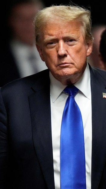 El expresidente de EE.UU. Donald Trump