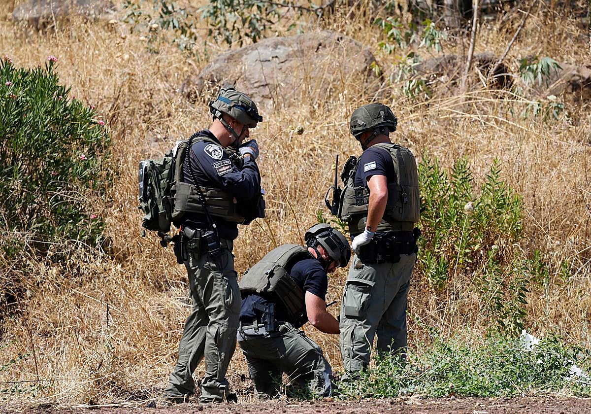 Miembros de las fuerzas de seguridad de Israel (Archivo).