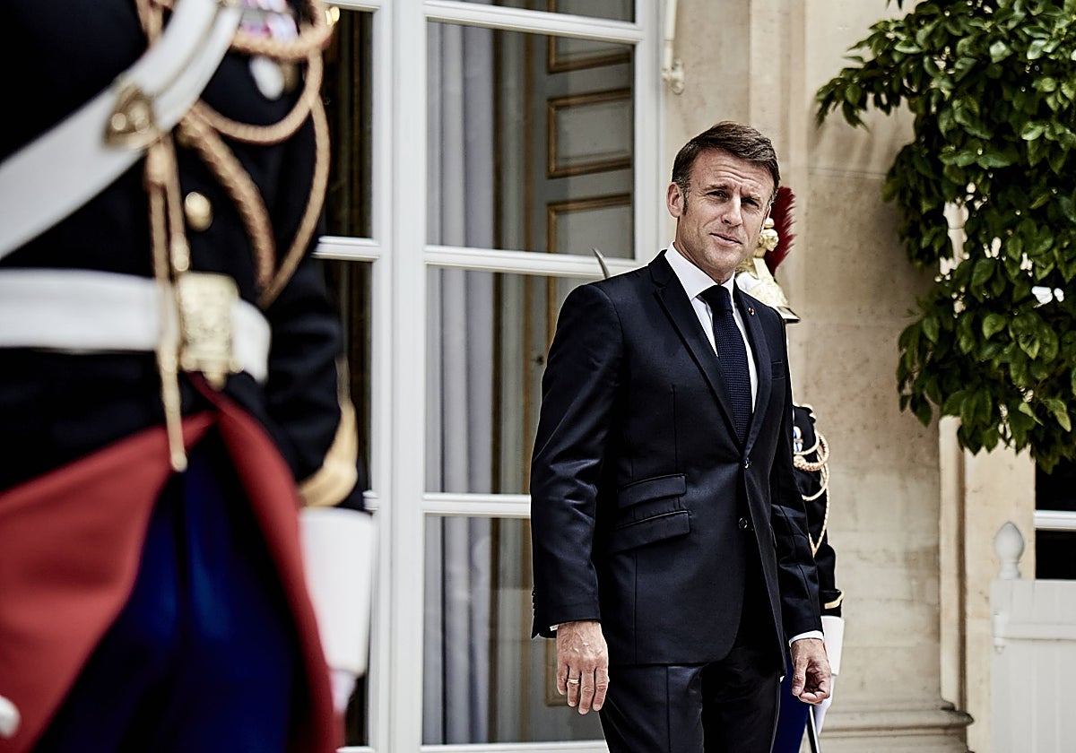 El presidente francés, Emmanuel Macron