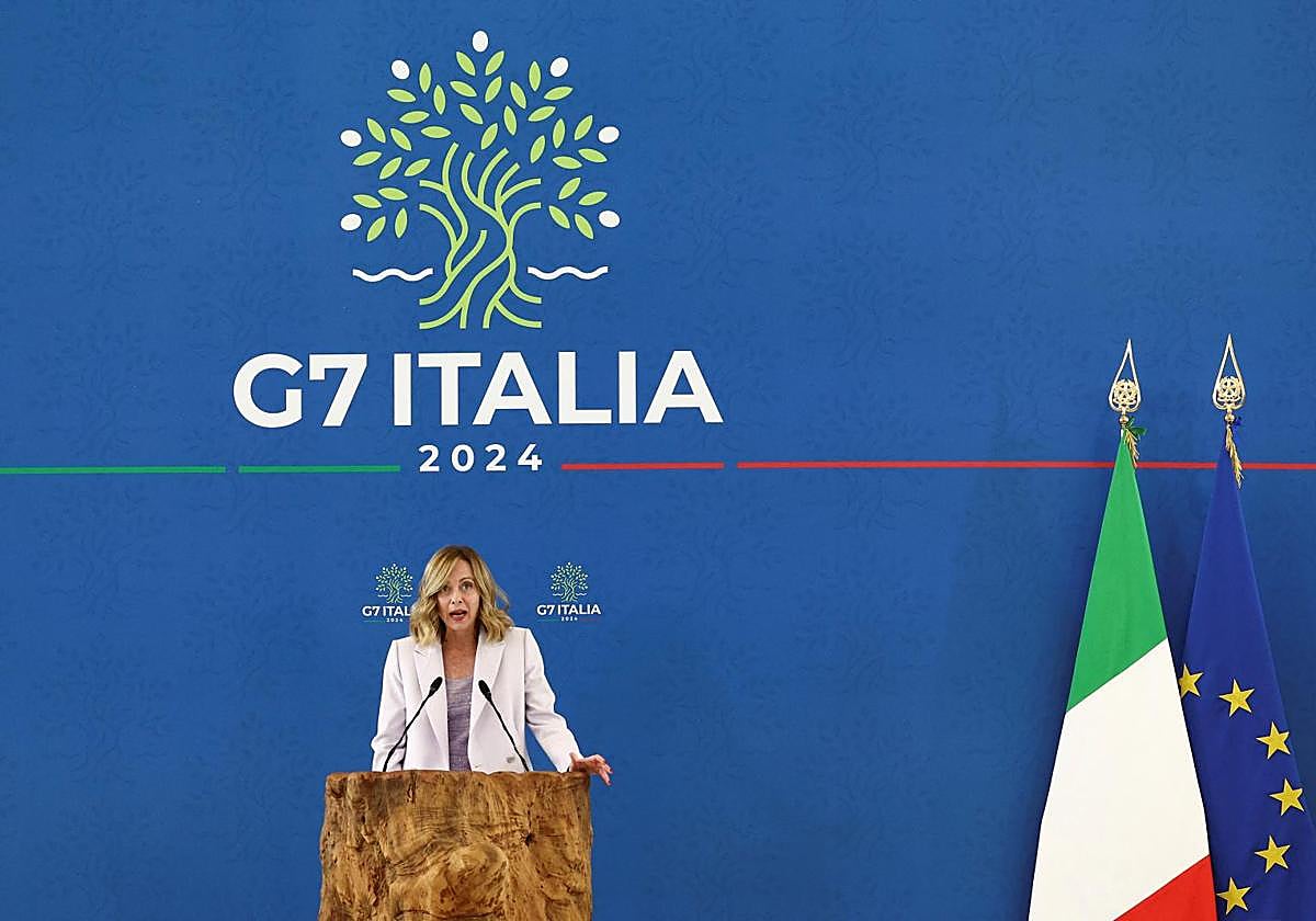 La primera ministra italiana, Giorgia Meloni