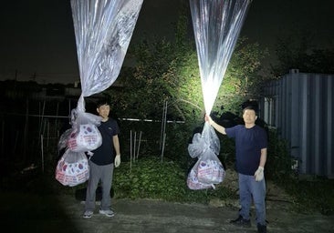 Corea del Norte vuelve a enviar cientos de globos con deshechos a Corea del Sur